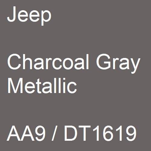 Jeep, Charcoal Gray Metallic, AA9 / DT1619.